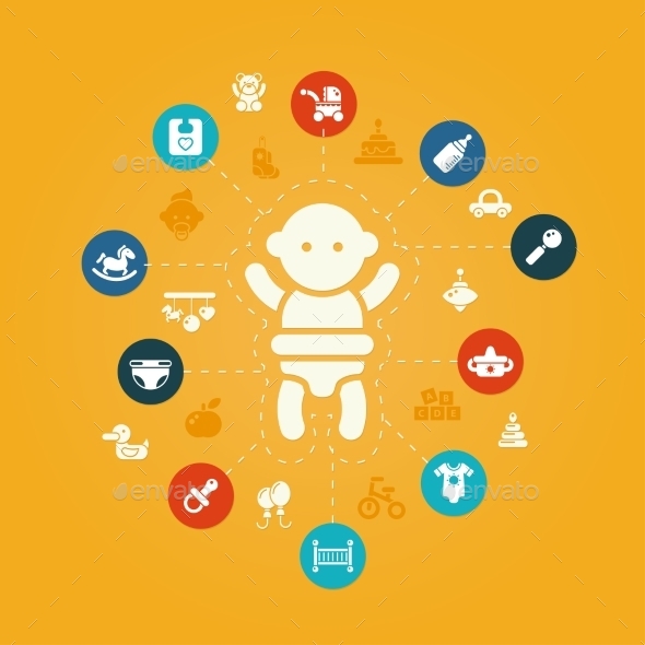 GraphicRiver Illustration of Baby Concept 10259825 GraphicRiver Illustration of Baby Concept 10259825