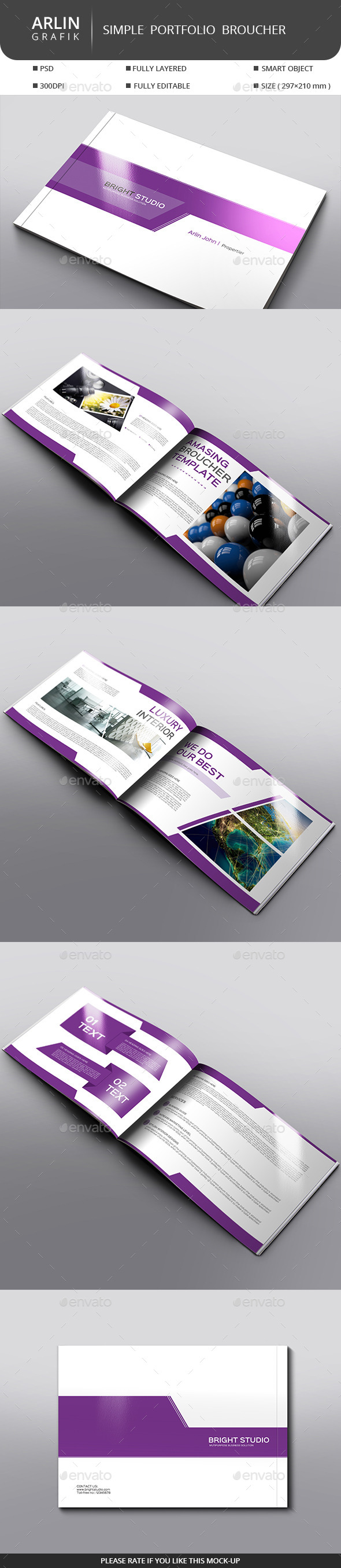 GraphicRiver Simple Portfolio V 01 10260870 GraphicRiver Simple Portfolio V 01 10260870