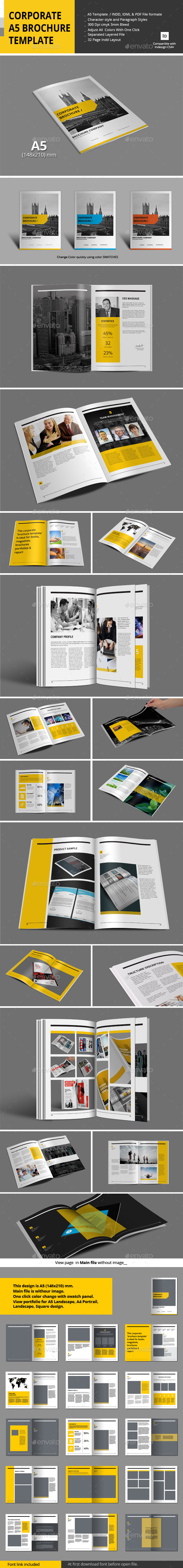 GraphicRiver Corporate A5 Brochure Template 10265830 GraphicRiver Corporate A5 Brochure Template 10265830