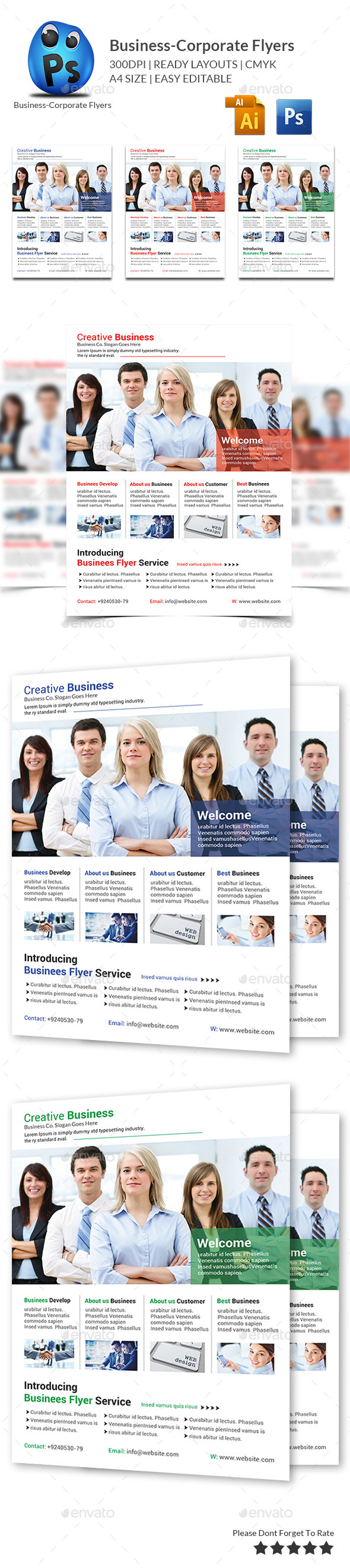 Corporate Business Flyer Template Corporate Business Flyer Template