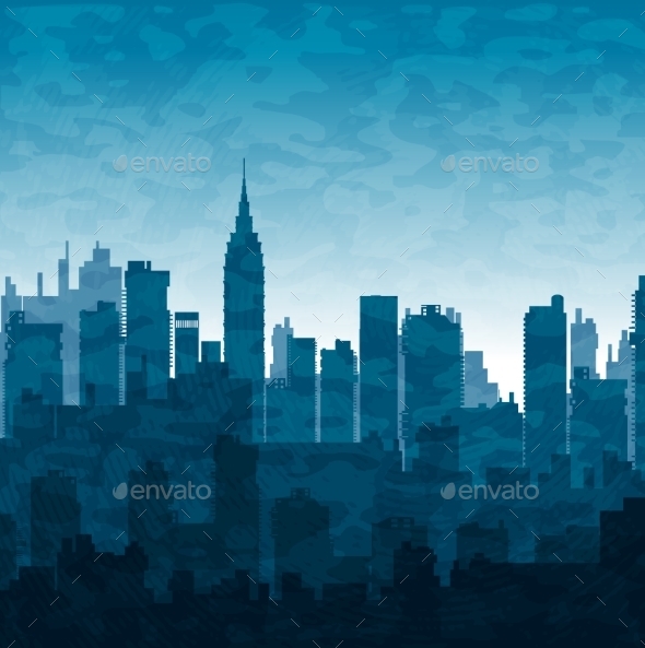 GraphicRiver Blue City 10266482 GraphicRiver Blue City 10266482