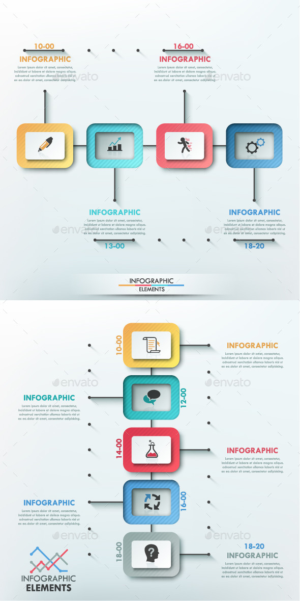 GraphicRiver Modern Infographic Paper Timeline 2 Items 10266848 GraphicRiver Modern Infographic Paper Timeline 2 Items 10266848