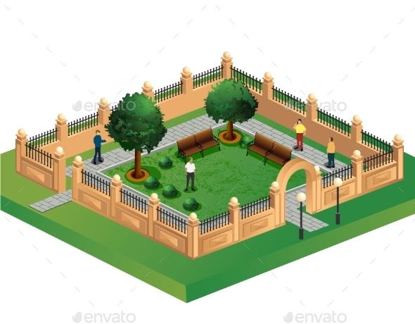 GraphicRiver Urban Garden 10267259 GraphicRiver Urban Garden 10267259