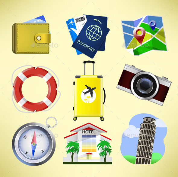 GraphicRiver Travel Icons 10267467 GraphicRiver Travel Icons 10267467