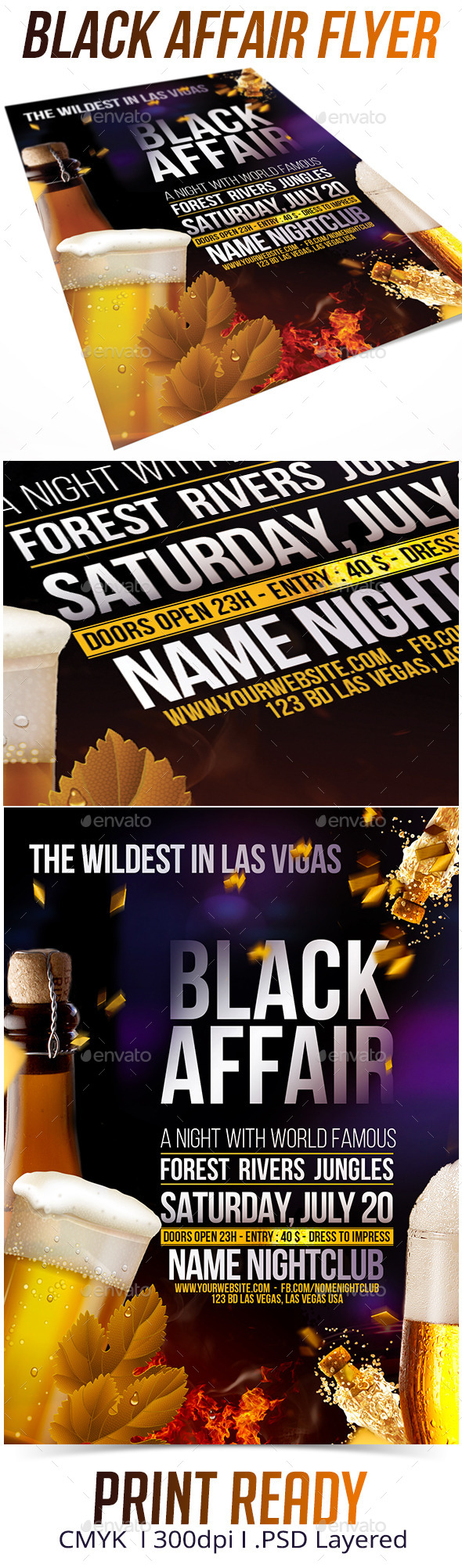 GraphicRiver Black Affair Flyer 10172551 GraphicRiver Black Affair Flyer 10172551