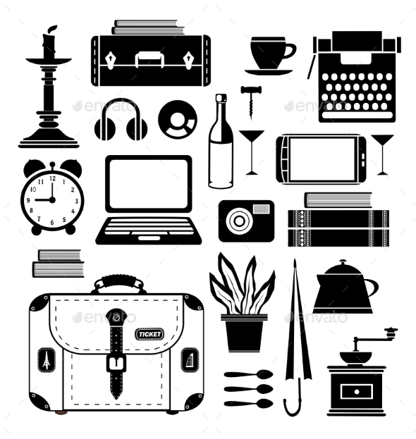 GraphicRiver Travel Set 10268355 GraphicRiver Travel Set 10268355