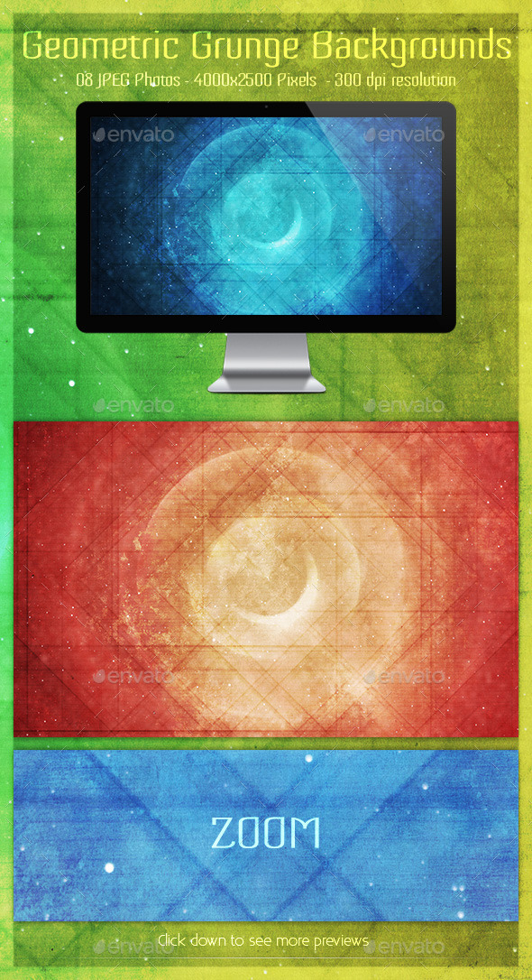 Geometric Grunge Backgrounds