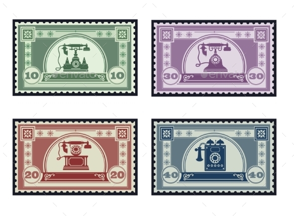 GraphicRiver Postage Stamps 10269336 GraphicRiver Postage Stamps 10269336