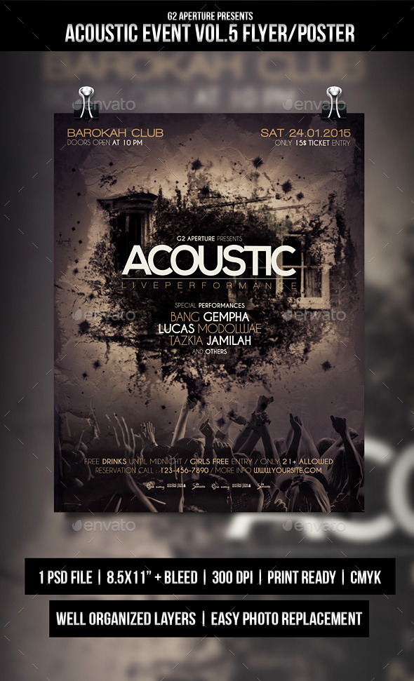 GraphicRiver Acoustic Event Flyer Poster Vol.5 10269369 GraphicRiver Acoustic Event Flyer Poster Vol.5 10269369