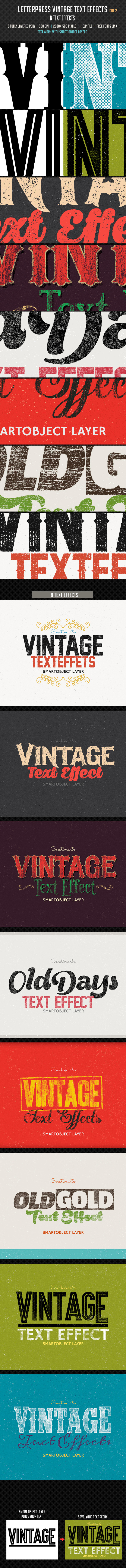 Letterpress Vintage Text Effects 2 Letterpress Vintage Text Effects 2