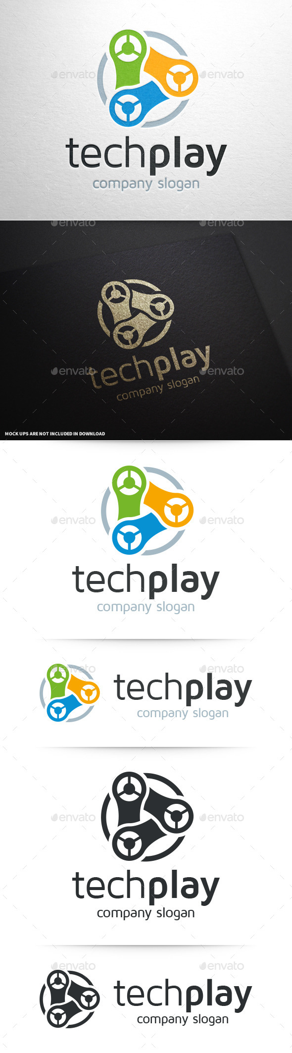 GraphicRiver Tech Play Logo Template 10272655 GraphicRiver Tech Play Logo Template 10272655