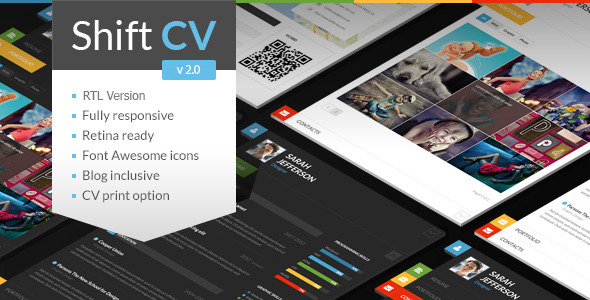 ShiftCV - Blog \ Resume \ Portfolio \ WordPress