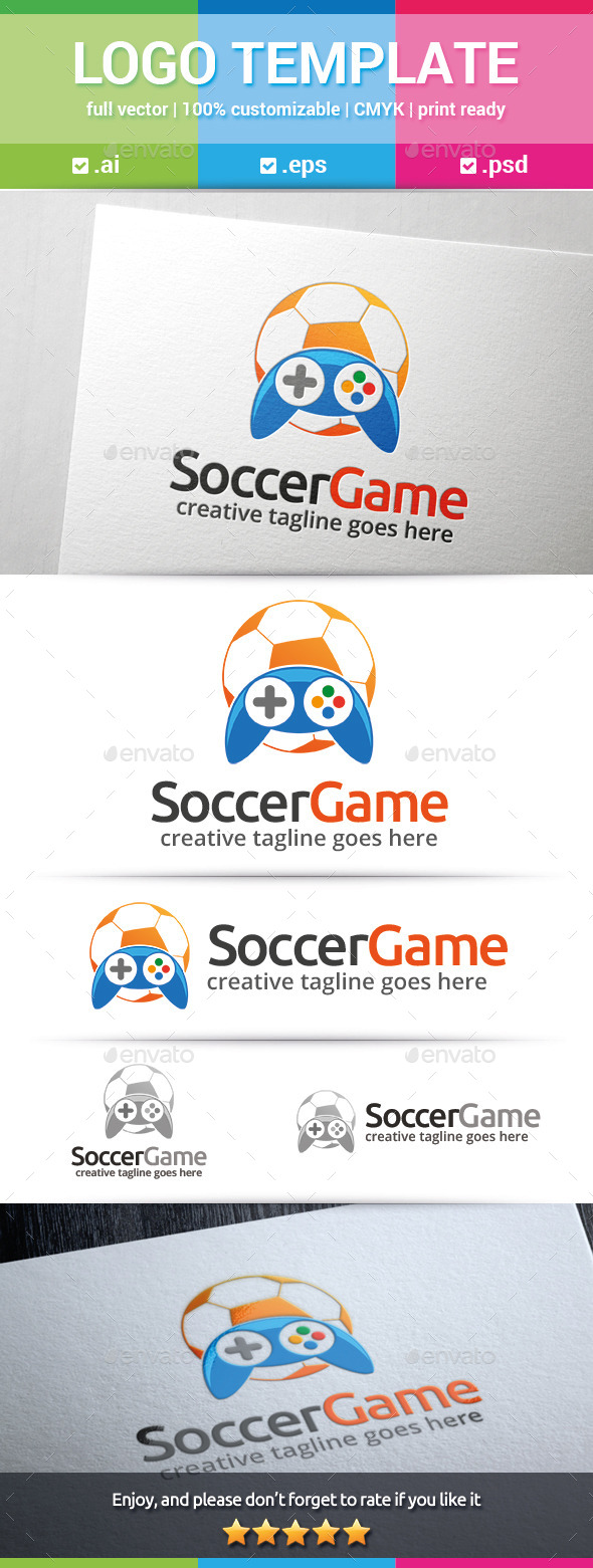 Soccer Game Logo