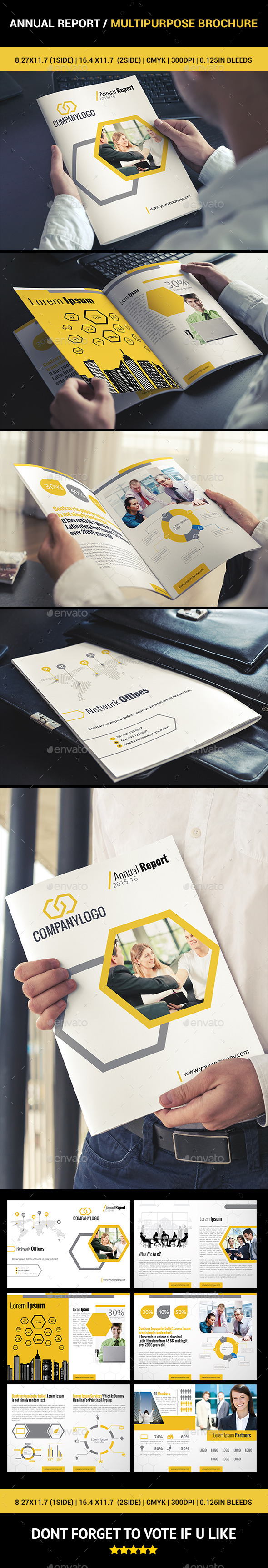GraphicRiver Annual Report Multipurpose Brochure 10273167 GraphicRiver Annual Report Multipurpose Brochure 10273167