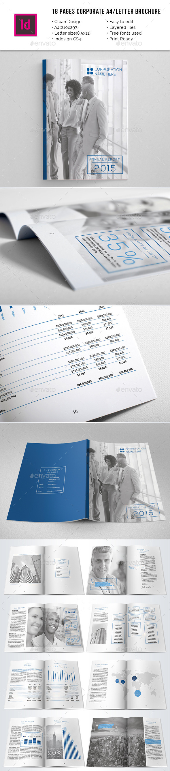 GraphicRiver Corporate A4 Letter Annual Report 10274063 GraphicRiver Corporate A4 Letter Annual Report 10274063