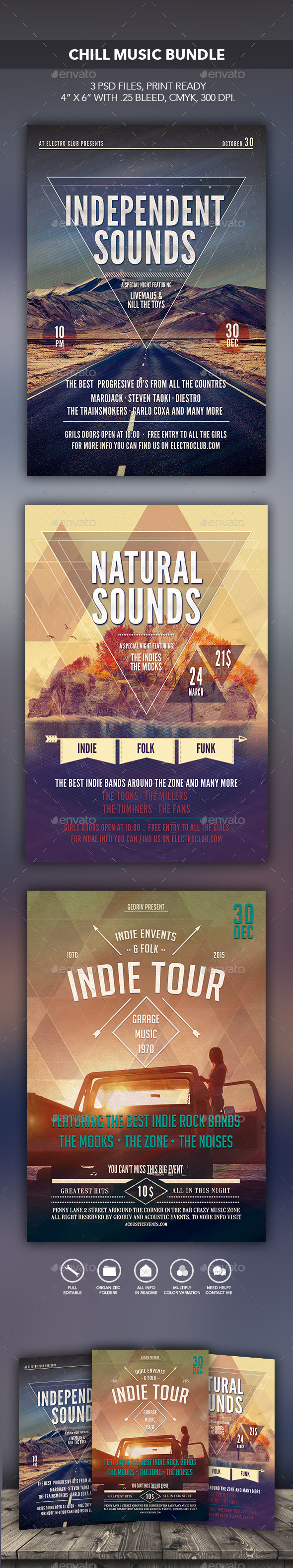 GraphicRiver Chill Music Bundle 10275445 GraphicRiver Chill Music Bundle 10275445