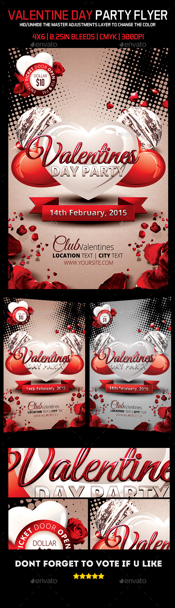 Valentine Day  Flyer V15