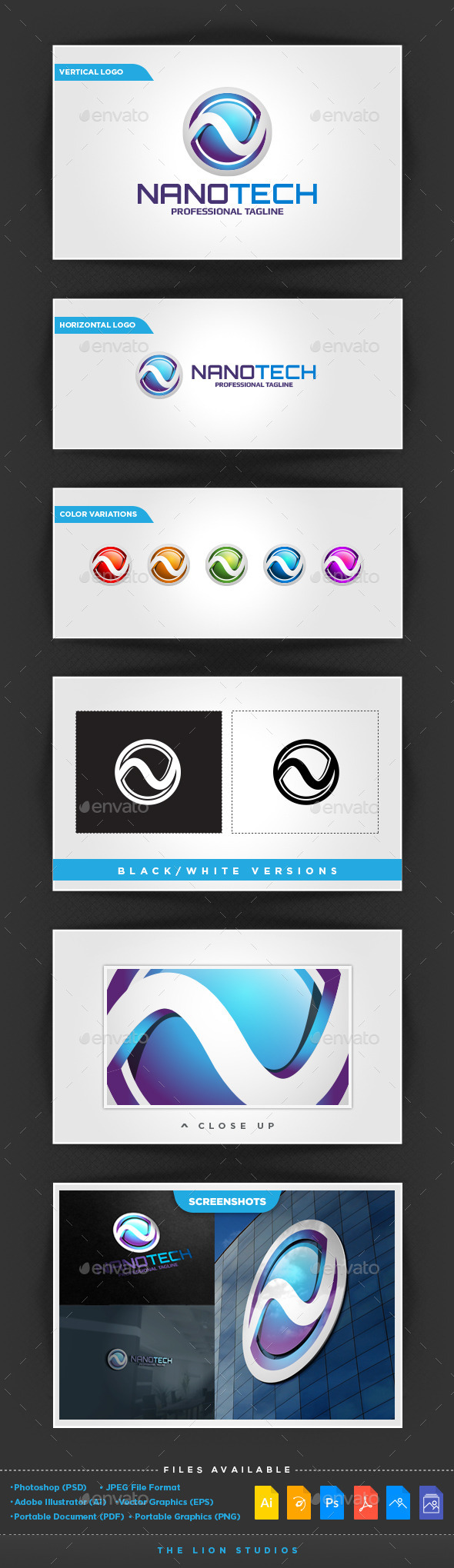 GraphicRiver NanoTech Logo 10277930 GraphicRiver NanoTech Logo 10277930