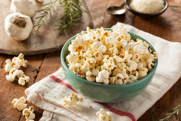 Homemade Rosemary Herb and Cheese Popcorn (Misc) Photo Download