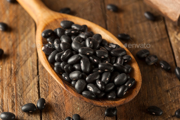 Organic Raw Dry Black Beans (Misc) Photo Download