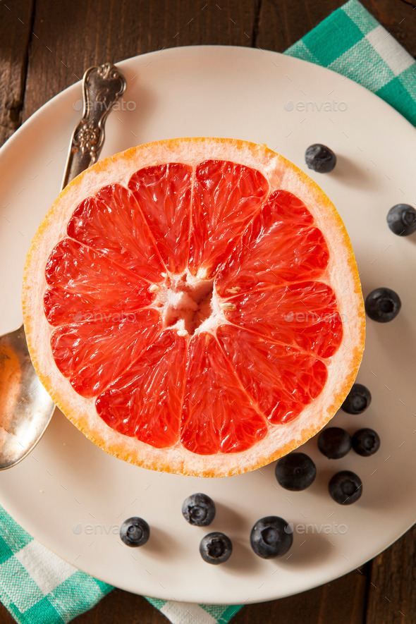 Healthy Organic Grapefruit for Breakfast (Misc) Photo Download