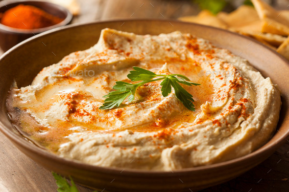 Healthy Homemade Creamy Hummus (Misc) Photo Download
