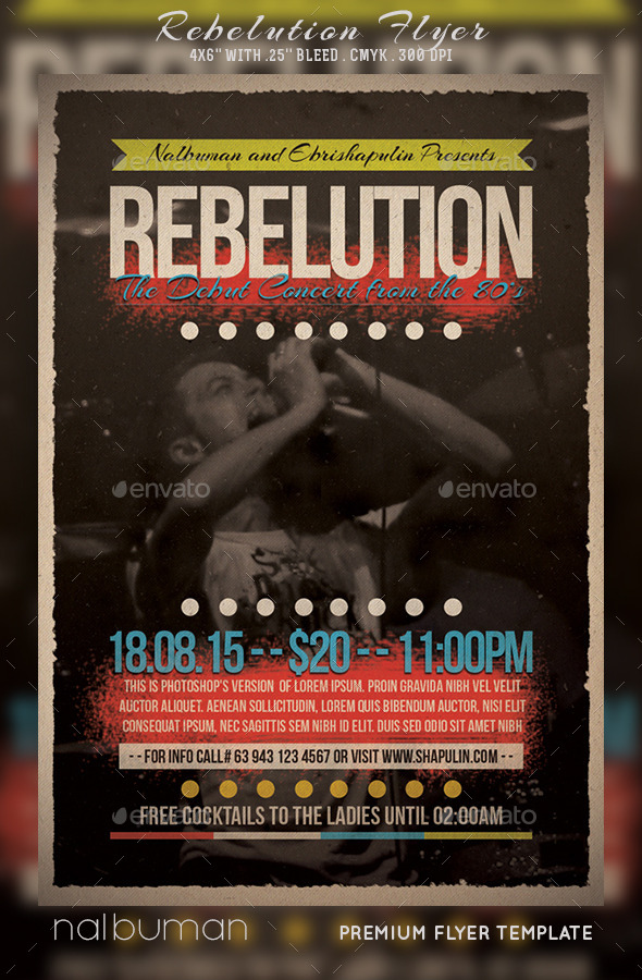 GraphicRiver Rebelution Flyer 10247462 GraphicRiver Rebelution Flyer 10247462