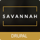 Savannah - Drupal Responsive vCard Portfolio - FXTheme Item for Sale