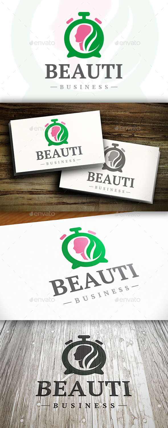 GraphicRiver Beauty Time Logo 10282747 GraphicRiver Beauty Time Logo 10282747
