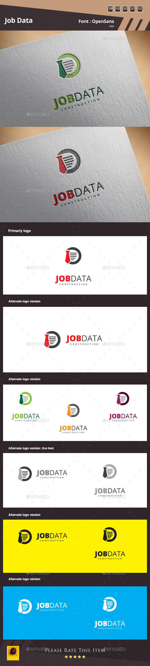 Job Data Logo Template