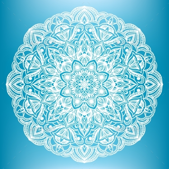 Vector Ornamental Round Lace Vector Ornamental Round Lace