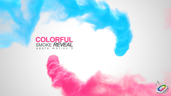 Colorful Smoke Reveal - Apple Motion 10284915 - Free Download