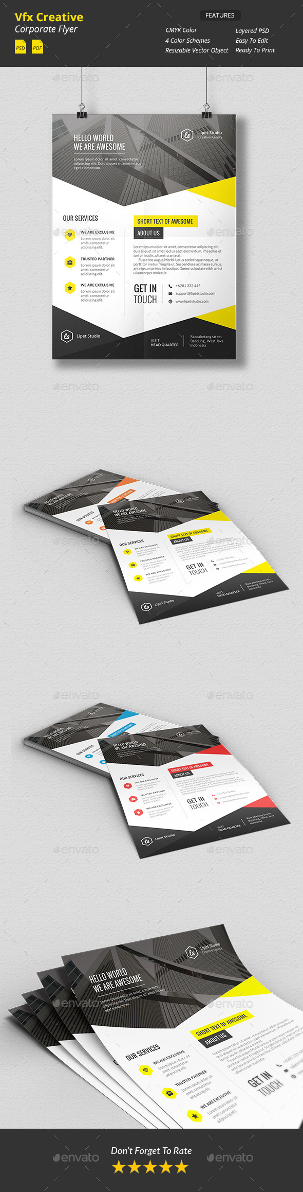 Vfx - Creative Corporate Flyer v1 (Corporate)