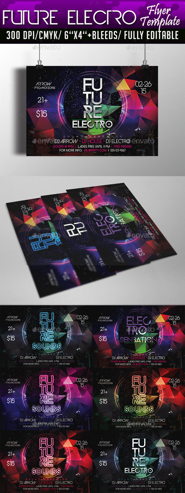 Future Electro Flyer Template Future Electro Flyer Template