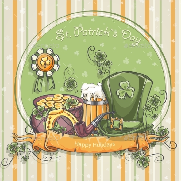 GraphicRiver Greeting Card for St Patrick s Day 10285623 GraphicRiver Greeting Card for St Patrick s Day 10285623