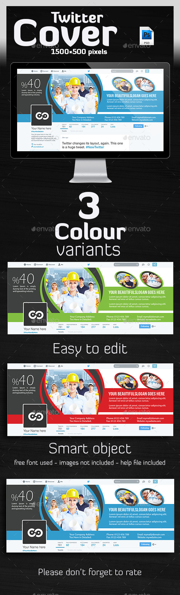 GraphicRiver Multipurpose Twitter Header Cover 10286172 GraphicRiver Multipurpose Twitter Header Cover 10286172