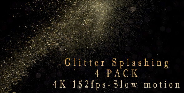 Glitter Splashing 4 Pack Realistic Dust Glitter Glitter Splashing 4 Pack Realistic Dust Glitter