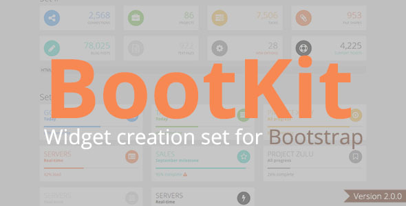 BootKit - Widget creation set for Bootstrap - CodeCanyon Item for Sale