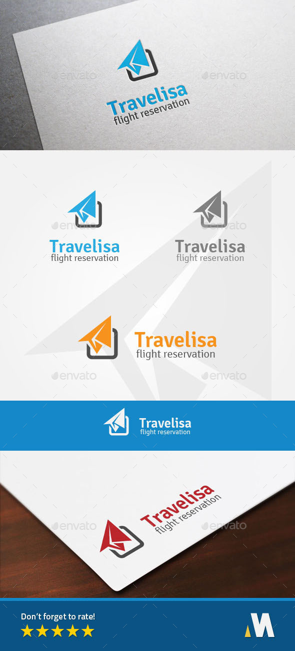 GraphicRiver Air Travel Flight Reservation Logo 10286705 GraphicRiver Air Travel Flight Reservation Logo 10286705