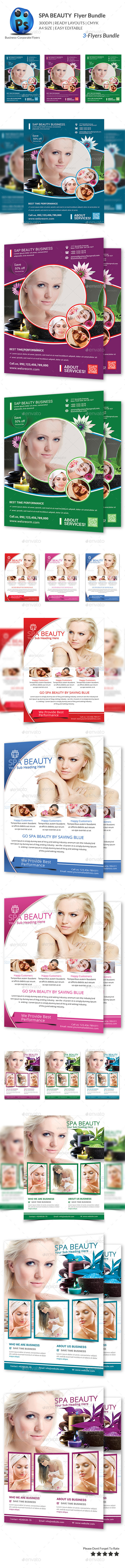 GraphicRiver Spa & Beauty Fashion 3 Flyers Bundle 10287033 GraphicRiver Spa & Beauty Fashion 3 Flyers Bundle 10287033