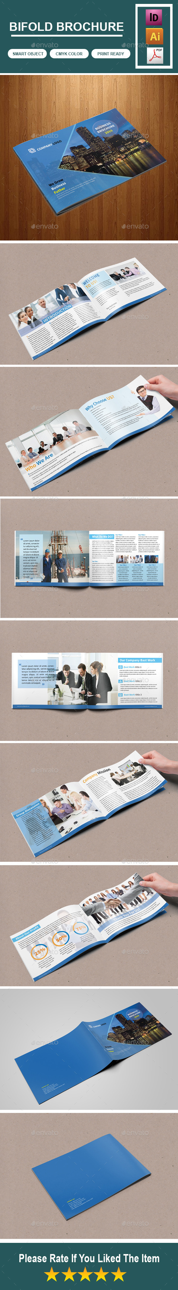 Corporate Bifold Brochure For-Business (Brochures)