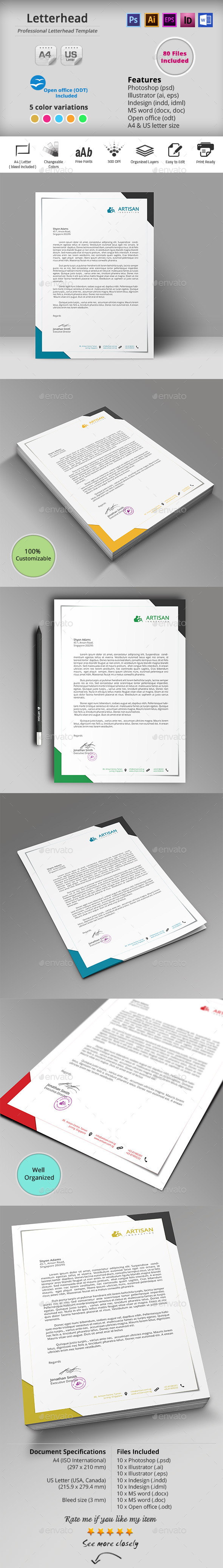 GraphicRiver Letterhead 10287939 GraphicRiver Letterhead 10287939