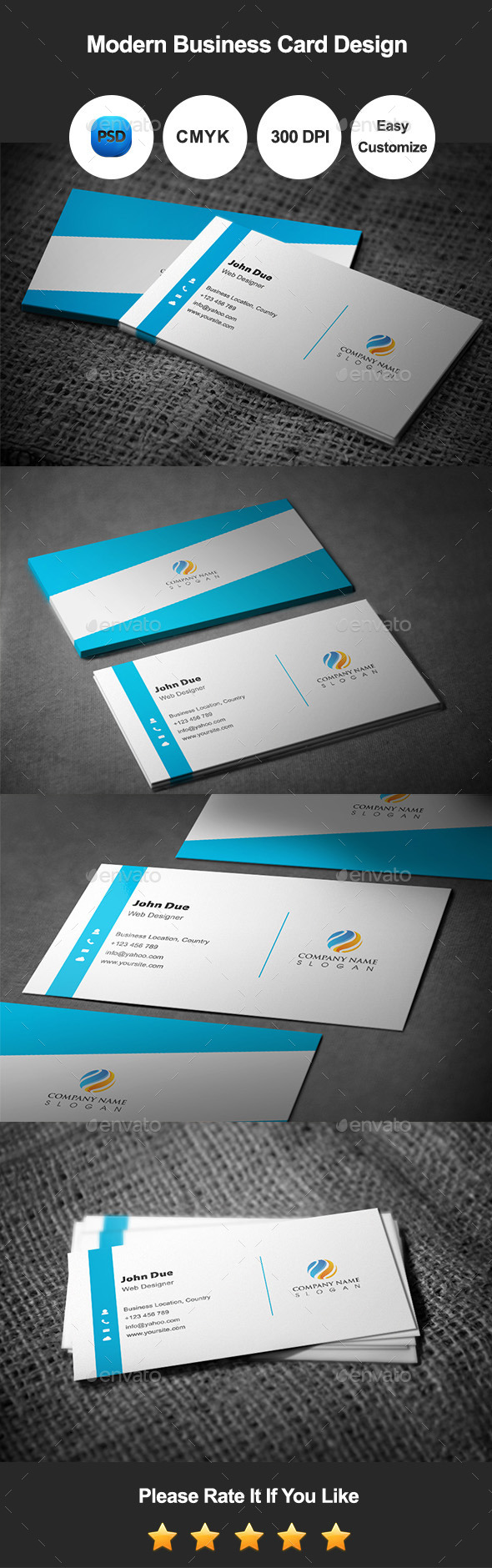 GraphicRiver Modern Business Card Template Design 10288271 GraphicRiver Modern Business Card Template Design 10288271