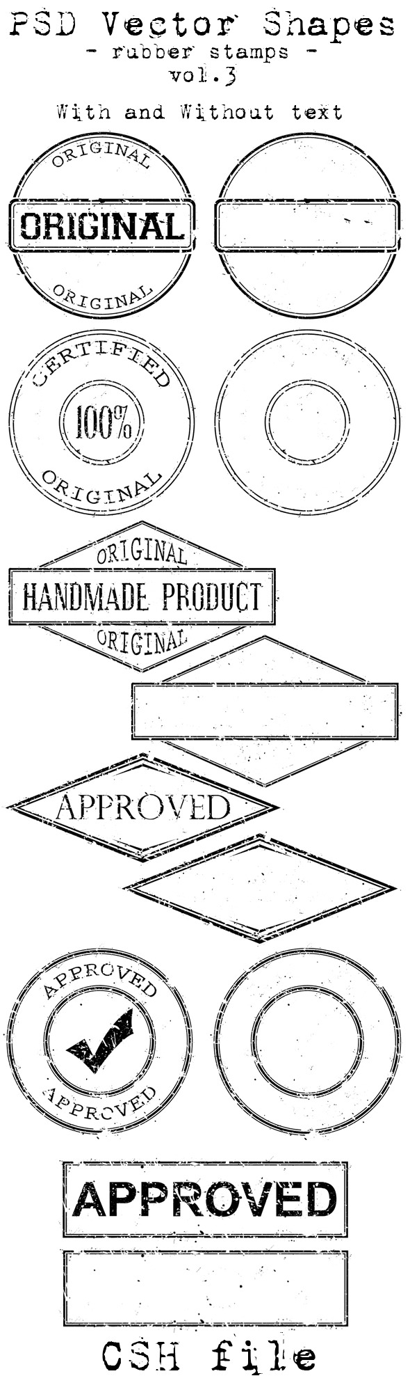 GraphicRiver PSD Vector Shapes Rubber Stamps Vol 3 10288492 GraphicRiver PSD Vector Shapes Rubber Stamps Vol 3 10288492