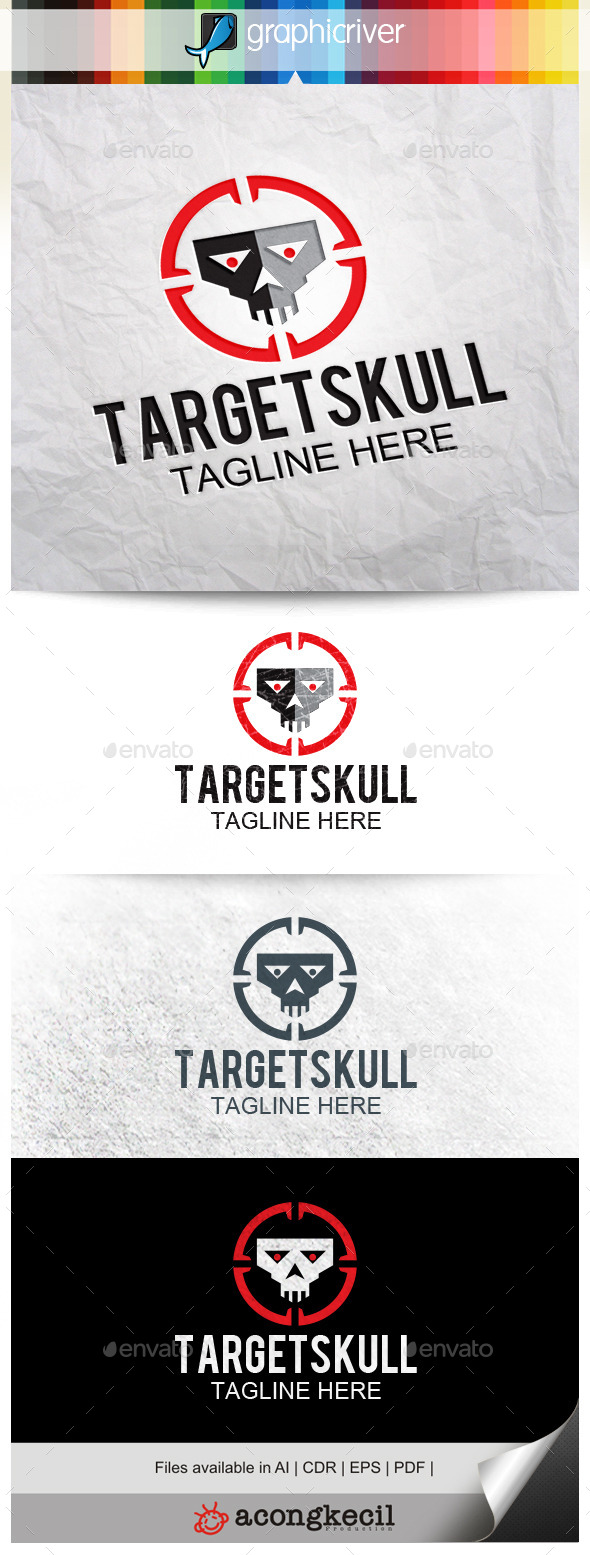 GraphicRiver Target Skull 10289147 GraphicRiver Target Skull 10289147