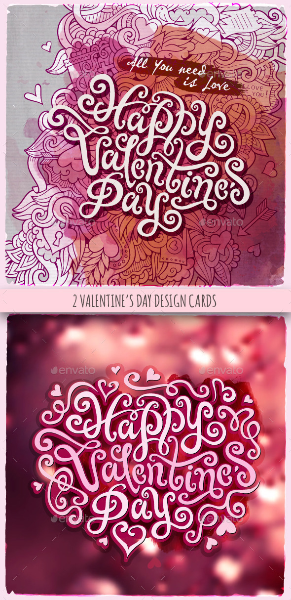 GraphicRiver Valentine s Day Greeting Cards 10289203 GraphicRiver Valentine s Day Greeting Cards 10289203