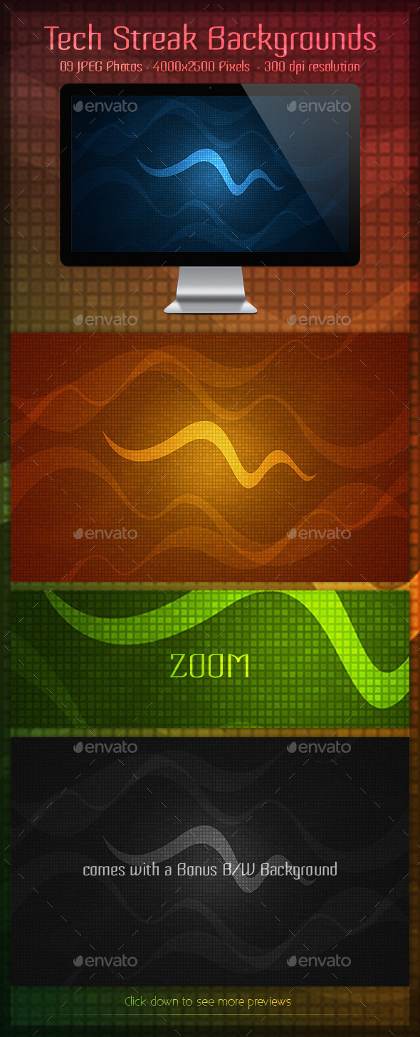 GraphicRiver Tech Streak Backgrounds 10289742 GraphicRiver Tech Streak Backgrounds 10289742