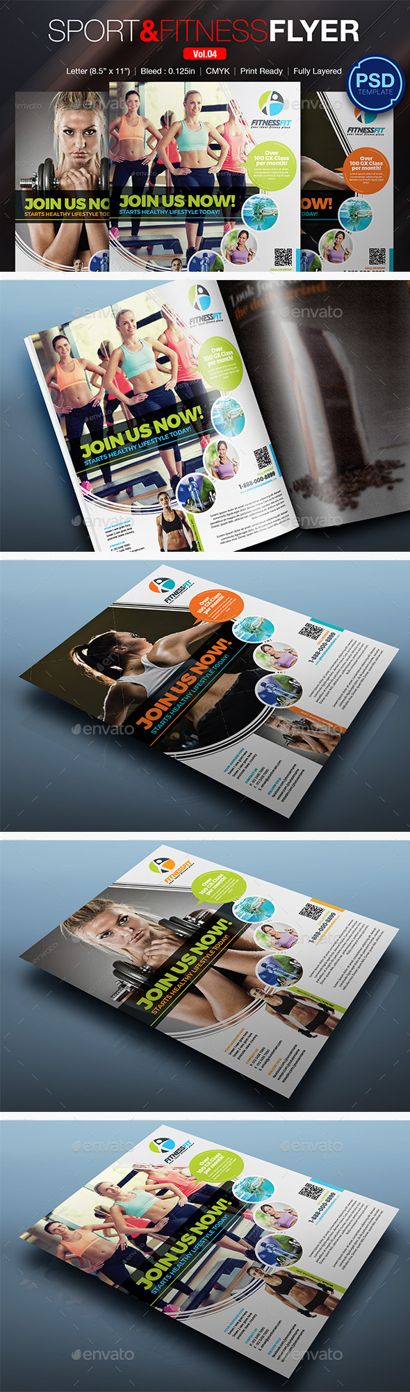 GraphicRiver Sport & Fitness Flyer Vol.04 10290219 GraphicRiver Sport & Fitness Flyer Vol.04 10290219