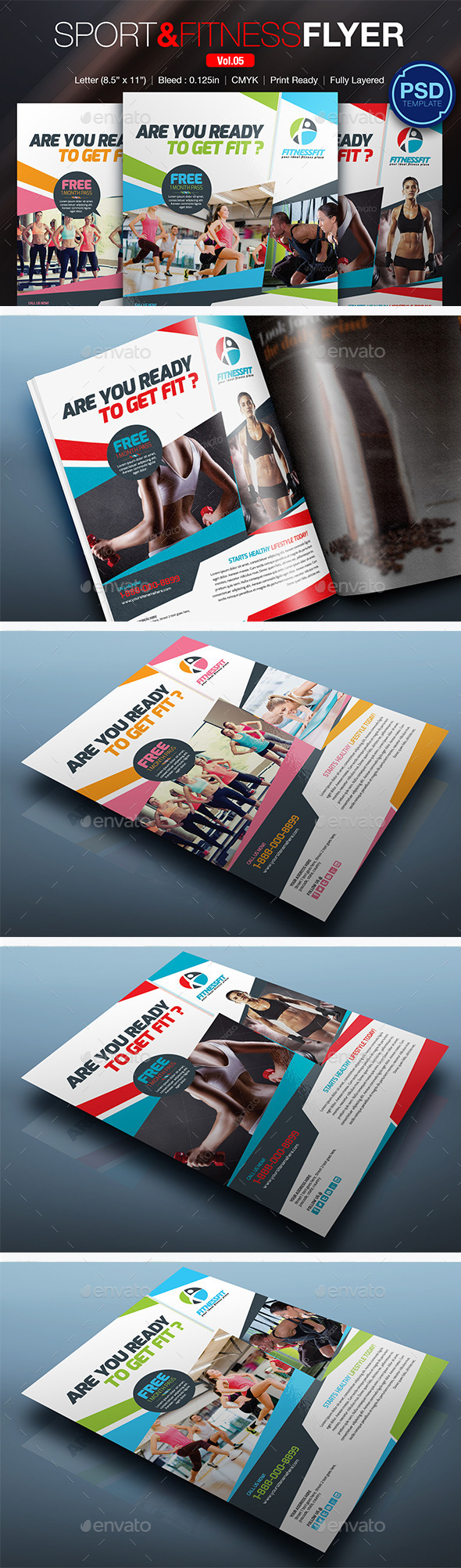 GraphicRiver Sport & Fitness Flyer Vol.05 10290226 GraphicRiver Sport & Fitness Flyer Vol.05 10290226