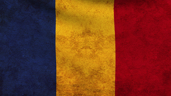 Romania Flag 2 Pack Grunge and Retro Romania Flag 2 Pack Grunge and Retro
